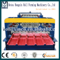 1000mm color steel roof tile roll forming machine/color steel roofing sheet construction machinery equipment